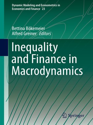 cover image of Inequality and Finance in Macrodynamics